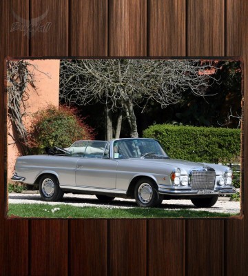 Металлическая табличка Mercedes-Benz 280SE 3.5 Cabriolet (W111 112)
